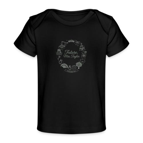 Future Mrs Minimalist Bridal Line Art - Baby Organic T-Shirt