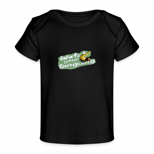 Saxophone players: Watch your tonguing!! green - Baby Organic T-Shirt