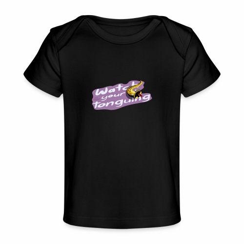 Saxophone players: Watch your tonguing!! pink - Baby Organic T-Shirt