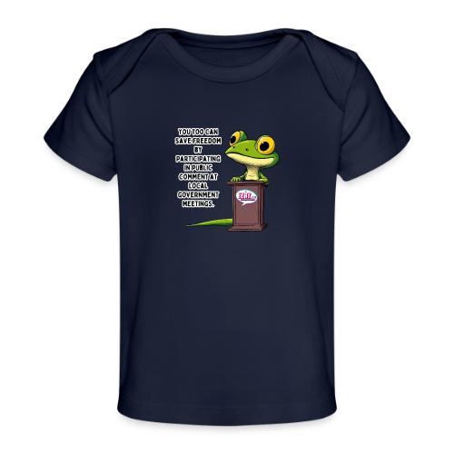 Public Comment Lizard Design - Baby Organic T-Shirt