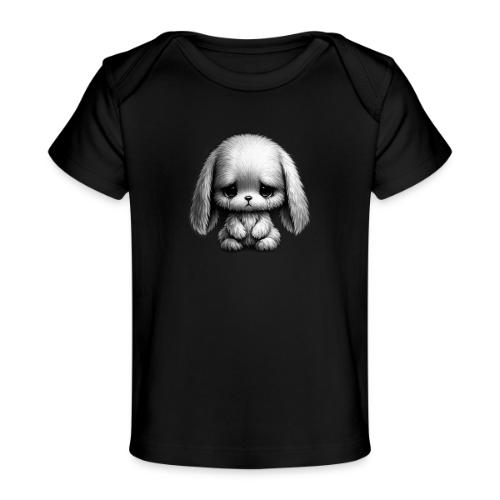Sad Puppy Meme with Puppy Standing - Baby Organic T-Shirt