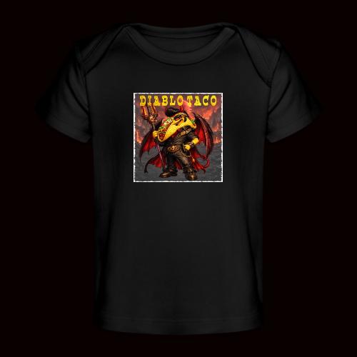 The Diablo Taco Spicy Demon Character - Baby Organic T-Shirt