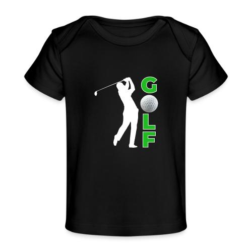 Golf: Classic Golf Motion - Baby Organic T-Shirt