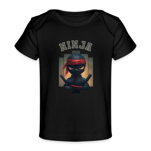 Cartoon Ninja Vibes - Baby Organic T-Shirt
