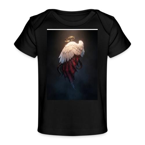Angel vs Demon Wings Dark Aesthetic Gothic T-Shirt - Baby Organic T-Shirt