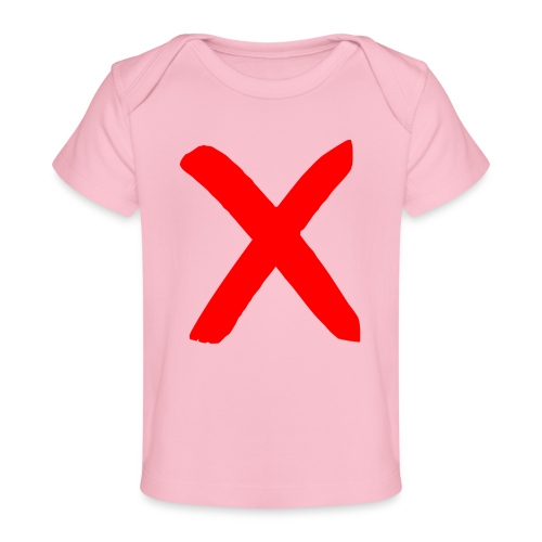 X, Big Red X - Baby Organic T-Shirt