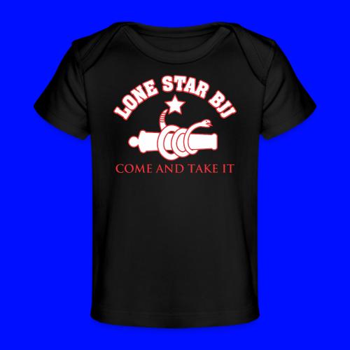 LONE STAR BRAZILIAN JIU-JITSU - Red and white - Baby Organic T-Shirt