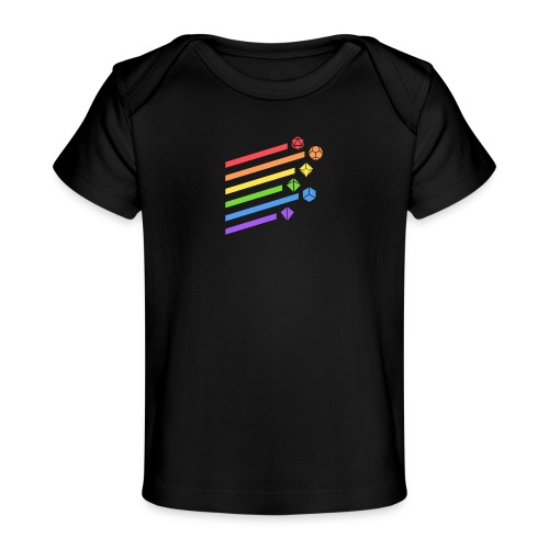 Original Rainbow Dice Ray - Baby Organic T-Shirt