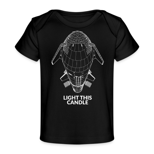 Light This Candle - White - Baby Organic T-Shirt