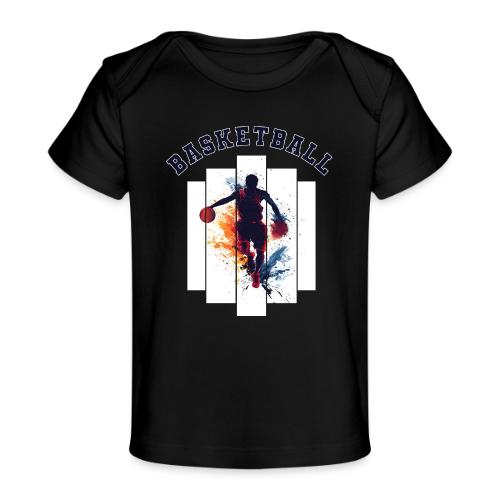 Basketball Never Stops - Baby Organic T-Shirt