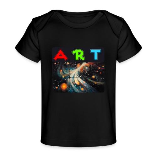 Swirls of Colorful Art - Baby Organic T-Shirt