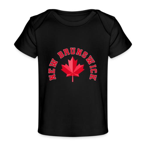 New Brunswick with maple leaf - Baby Organic T-Shirt