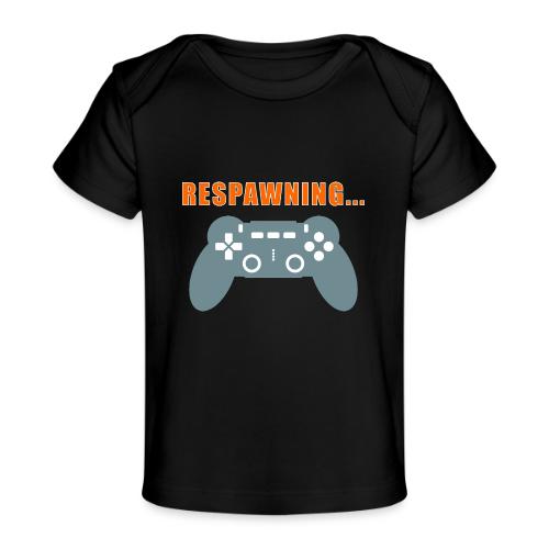 Respawning Gamer Controller Design - Baby Organic T-Shirt