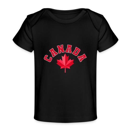 Canada with maple leaf - Baby Organic T-Shirt