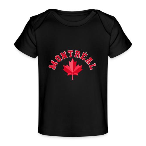 Montréal with maple leaf - Baby Organic T-Shirt