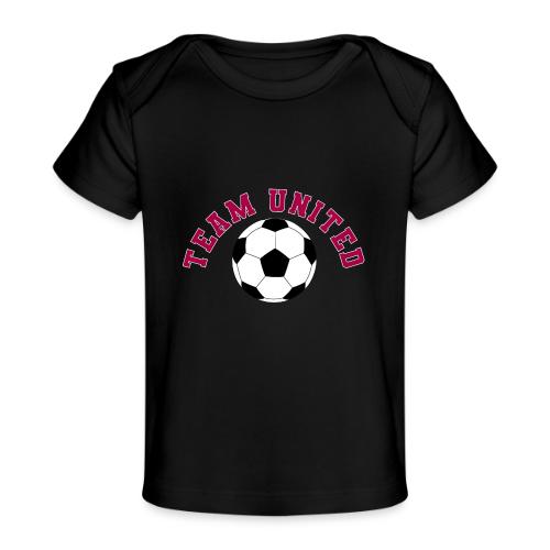 Team United Soccer Ball Sports Design - Baby Organic T-Shirt
