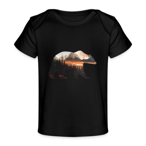 Canada Bear: fiery tones - Baby Organic T-Shirt