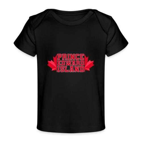 Prince Edward Island with maple leaf - Baby Organic T-Shirt