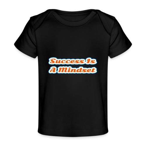 Success Is a Mindset — Motivational Glow Script - Baby Organic T-Shirt