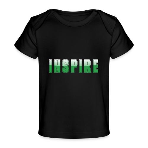 Inspire Word Art Design - Baby Organic T-Shirt