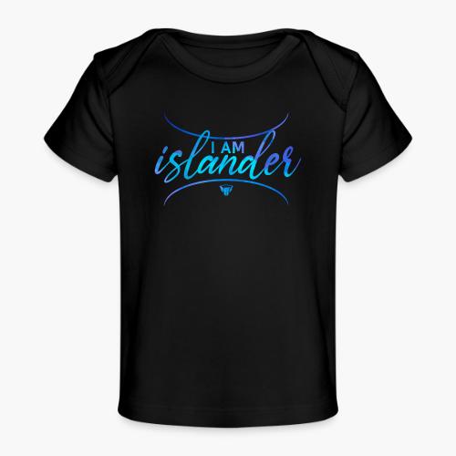 I am Islander (Blue) - Baby Organic T-Shirt