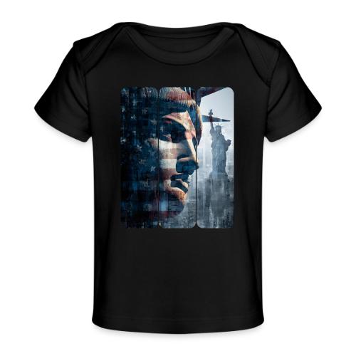 USA: Liberty in Three Visions - Baby Organic T-Shirt