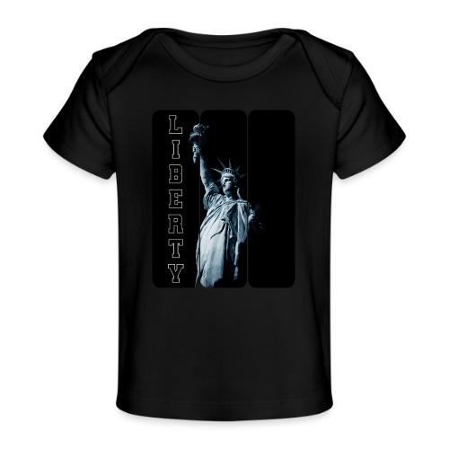 USA: Vertical Liberty - Baby Organic T-Shirt