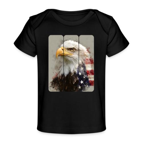 USA: Eagle of the Free - Baby Organic T-Shirt