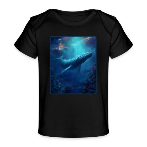 Humpback Whale Ocean Reef Design - Baby Organic T-Shirt