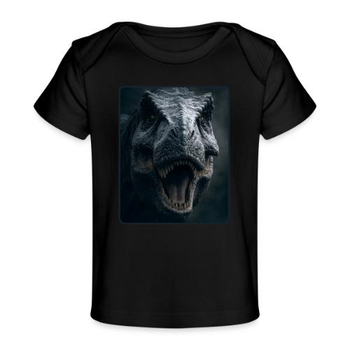 T Rex Cinematic Close-Up Design - Baby Organic T-Shirt