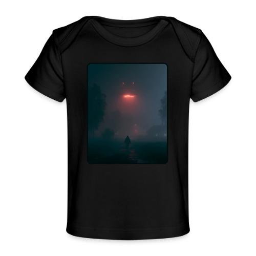 Mysterious UFO Encounter Design - Baby Organic T-Shirt