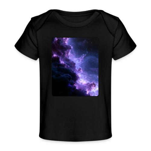 Purple Nebula Space Design - Baby Organic T-Shirt