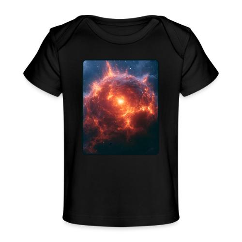 Exploding Supernova Space Art - Baby Organic T-Shirt