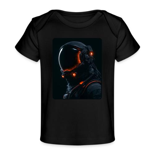 Futuristic Astronaut Helmet - Baby Organic T-Shirt