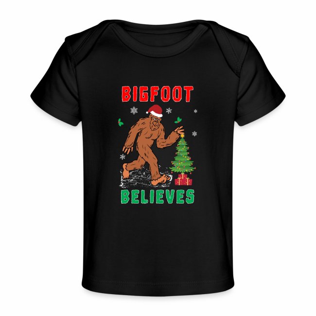 Bigfoot Believes in Christmas Snowy Squatchy Beast