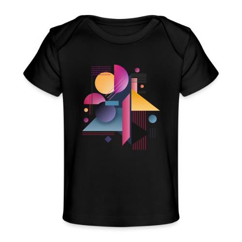 Color Pulse Geometry - Baby Organic T-Shirt