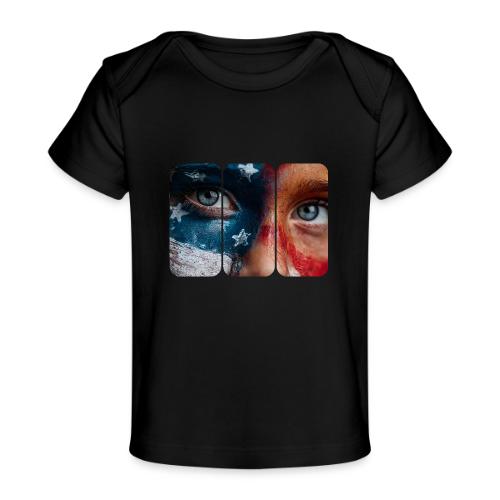 USA: Star-Spangled Glance - Baby Organic T-Shirt