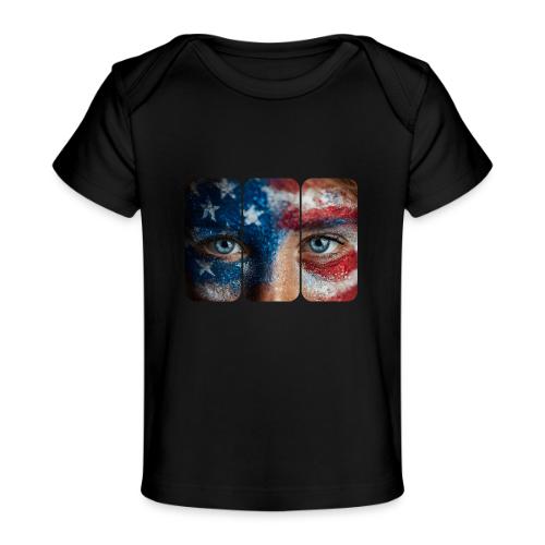 USA: Stars in Her Eyes - Baby Organic T-Shirt