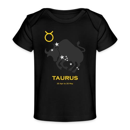 Taurus zodiac astrology horoscope - Baby Organic T-Shirt