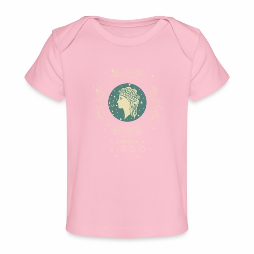 Zodiac sign Cautious Virgo August September - Baby Organic T-Shirt