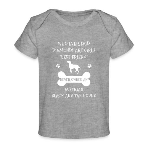 Best Friend Is Austrian Black And Tan Hound Cool - Baby Organic T-Shirt