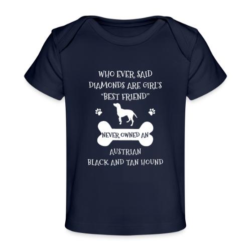 Best Friend Is Austrian Black And Tan Hound Cool - Baby Organic T-Shirt