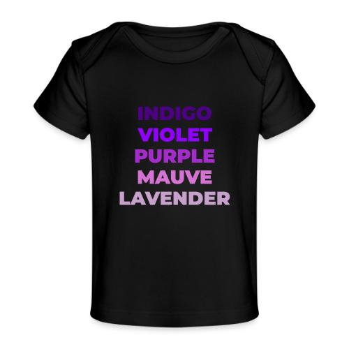 Shades of Purple - Baby Organic T-Shirt