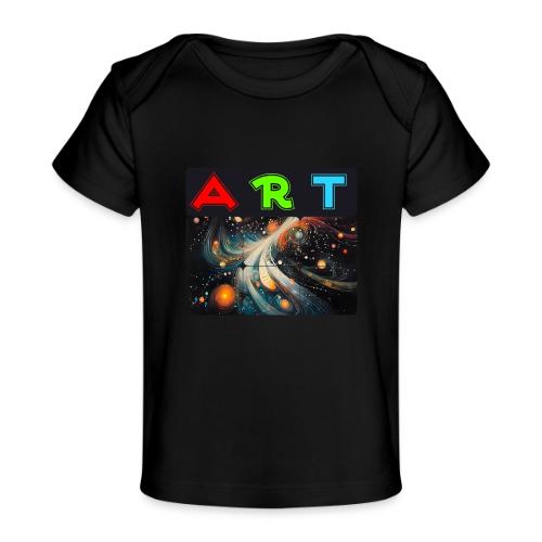 Swirls of Colorful Art - Baby Organic T-Shirt