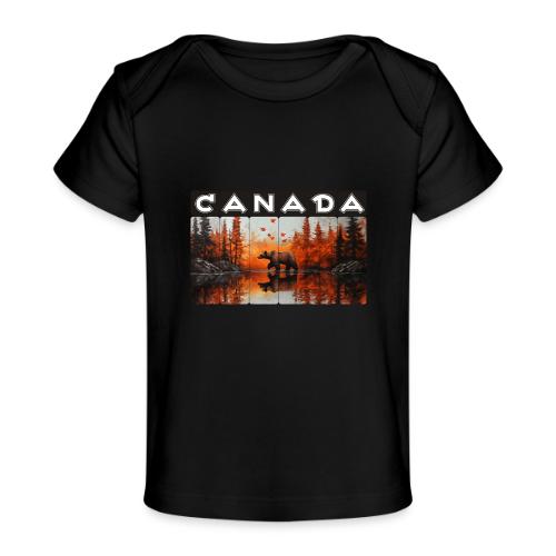 Canada Wilderness Art - Baby Organic T-Shirt