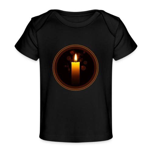 Candle - Baby Organic T-Shirt