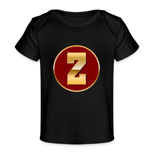 Letter Z – Capital Varsity Alphabet Monogram - Baby Organic T-Shirt