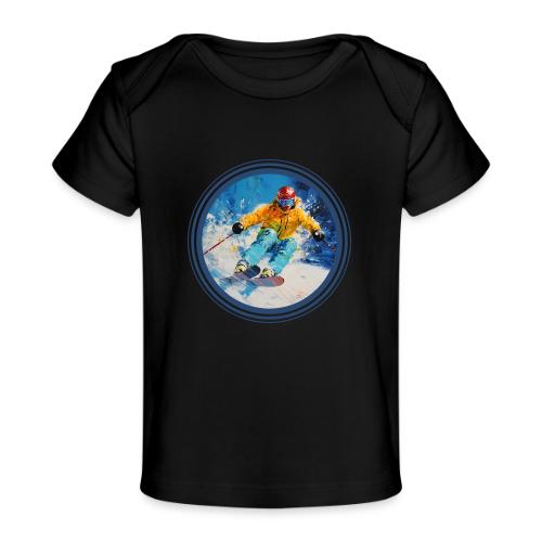 Born for Skiing - Baby Organic T-Shirt