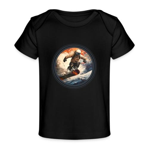 Snowboarding Elevation - Baby Organic T-Shirt