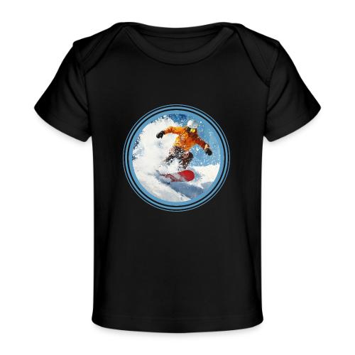 Snowboarding Edge - Baby Organic T-Shirt